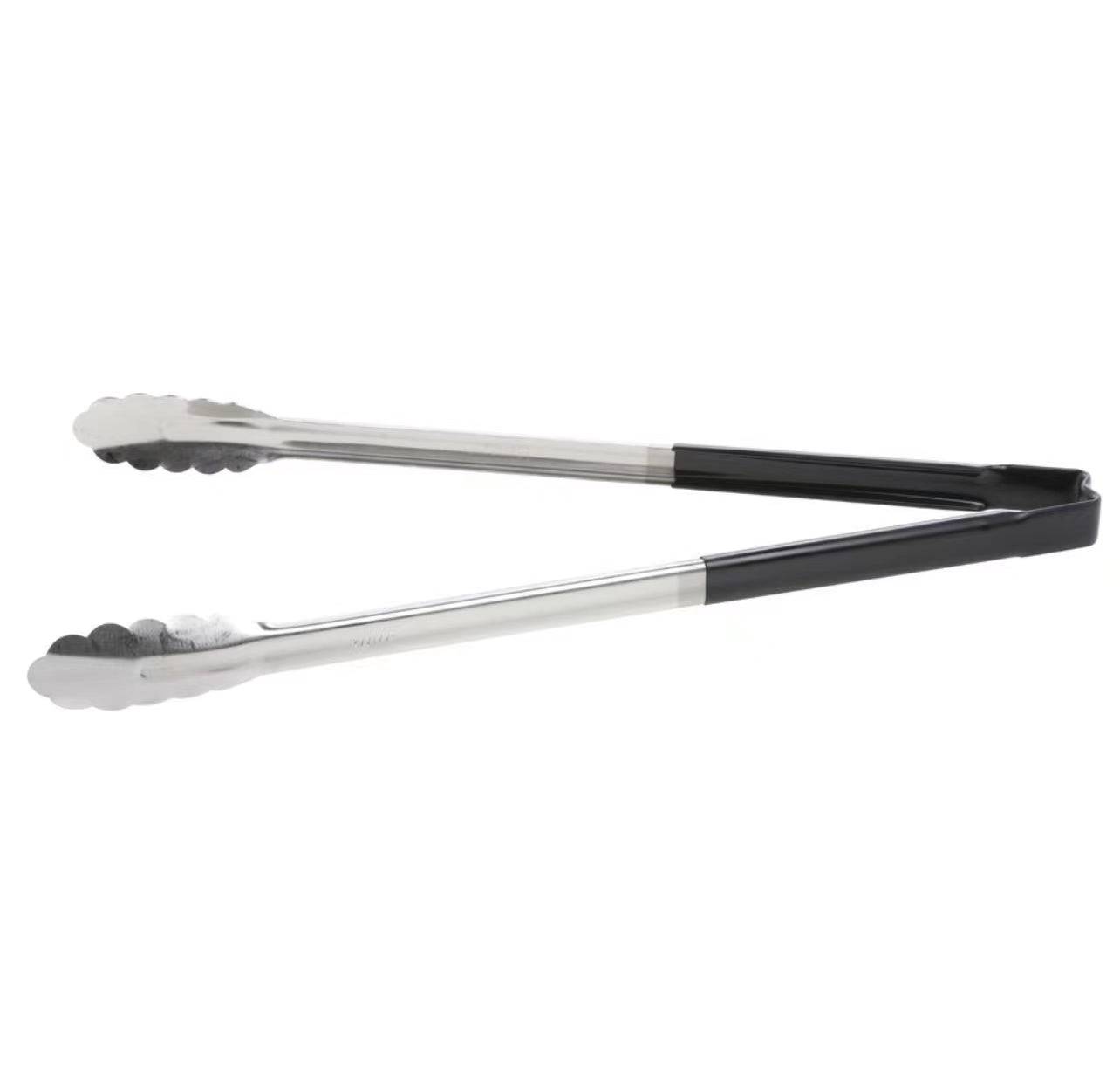 Sub-Equip,UTWH-16K, 16" Stainless Steel One-Piece Kool-Touch Utility Tongs,Black - Chefcoca