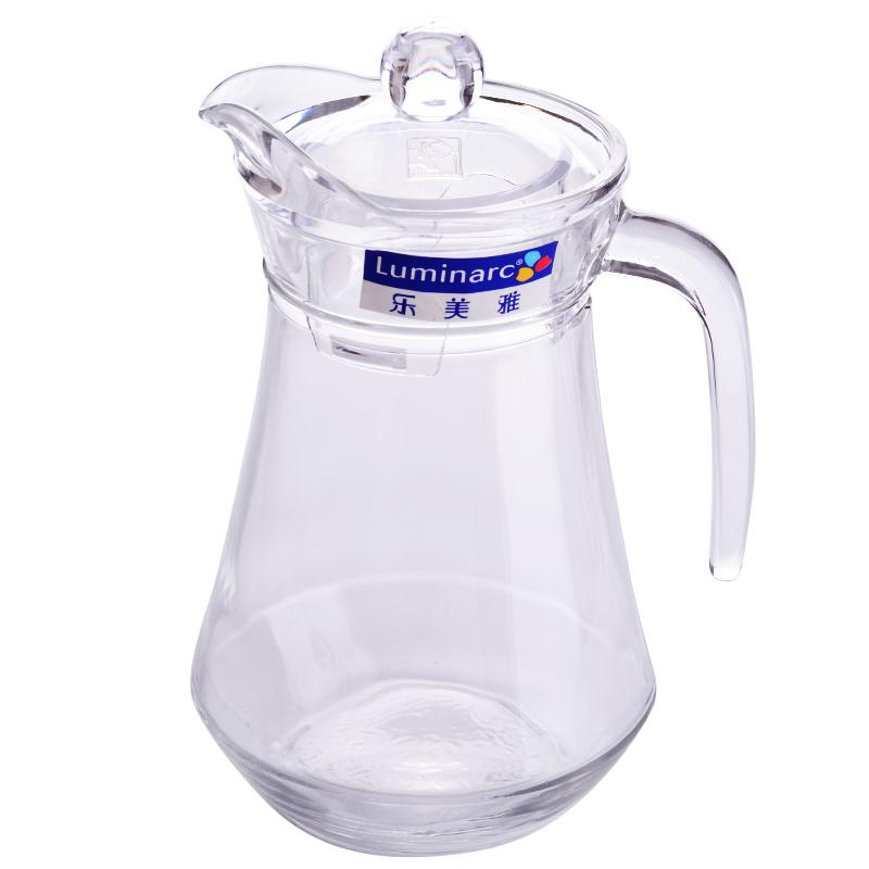 Glass Water Pitcher with Handle 1.3L