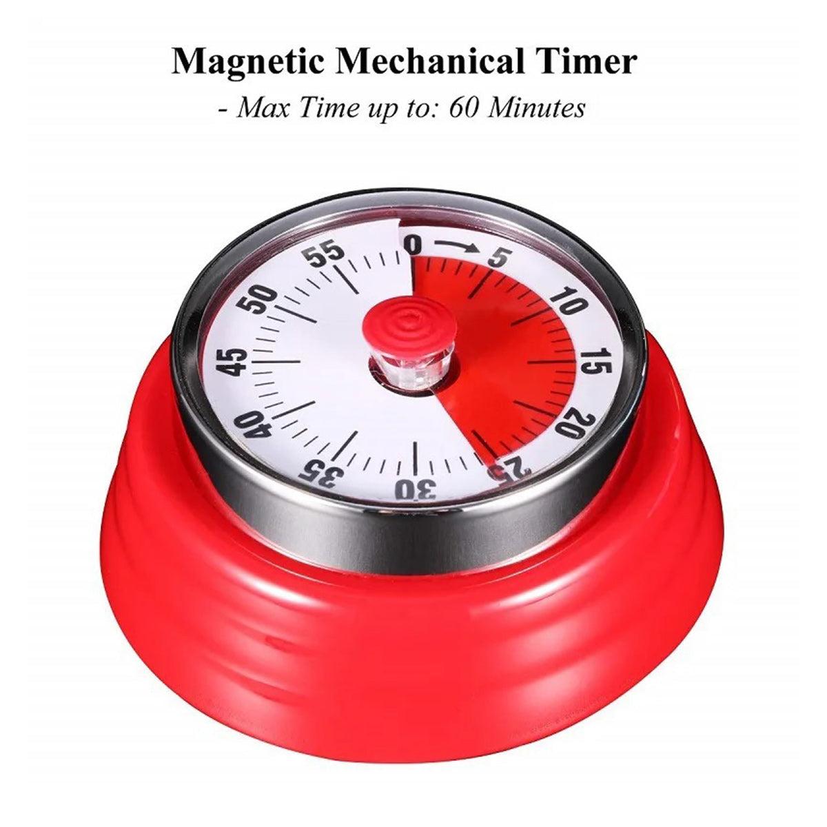 Countdown Magnetic Teaching Mechanical Timer, 60 min