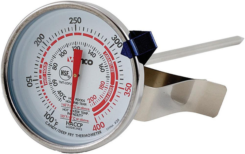Deepfry/Candy 2" Dial Thermometer with 5" Probe