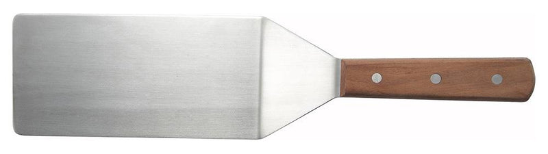 Offset Turner with Wooden Handle, 8" x 3-15/16" Blade