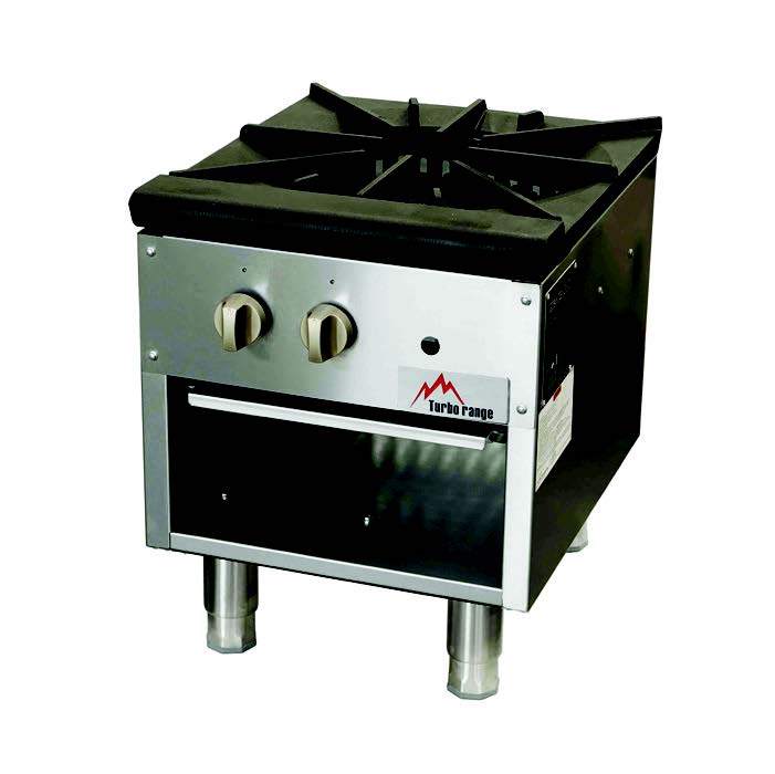 Turbo Range Single Grate Burner Gas Stock Pot Range (TR-SP-1)