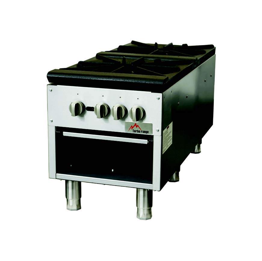 Turbo Range Double Grate Burner Gas Stock Pot Range