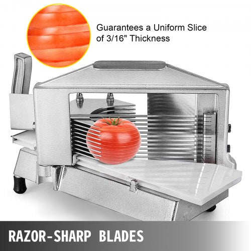 Heavy Duty Tomato Silcer Onion Cutter 3/16" Stainless Steel - Chefcoca