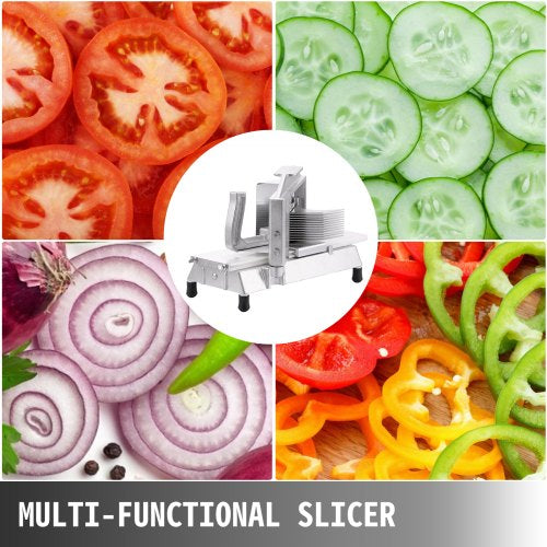 Heavy Duty Tomato Silcer Onion Cutter 3/16" Stainless Steel - Chefcoca