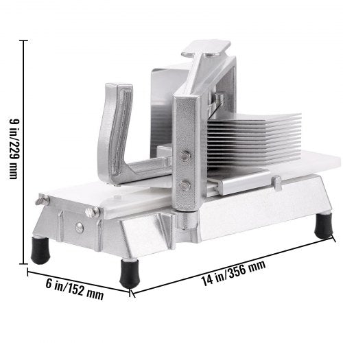 Heavy Duty Tomato Silcer Onion Cutter 3/16" Stainless Steel