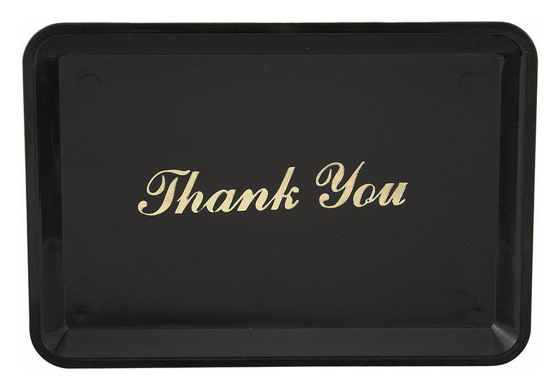 Tip Tray with "Thank You" Gold Imprint
