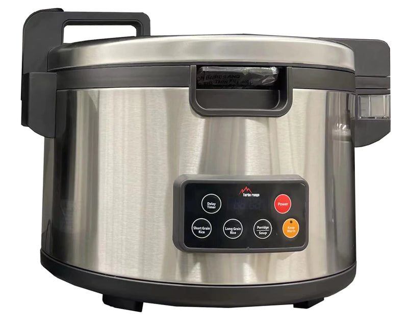 Turbo Range Commercial Electric Rice Cooker & Warmer (8.2L Capacity45 Cups Raw)
