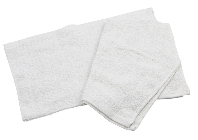 White 100% Cotton Towels (12" x 12"), 12 pieces - Chefcoca