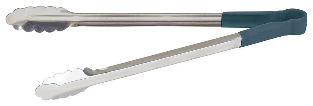 UTPH-16B - Heat Resistant Heavy-Duty Utility Tongs with Polypropylene Handle - 16", Blue - Chefcoca