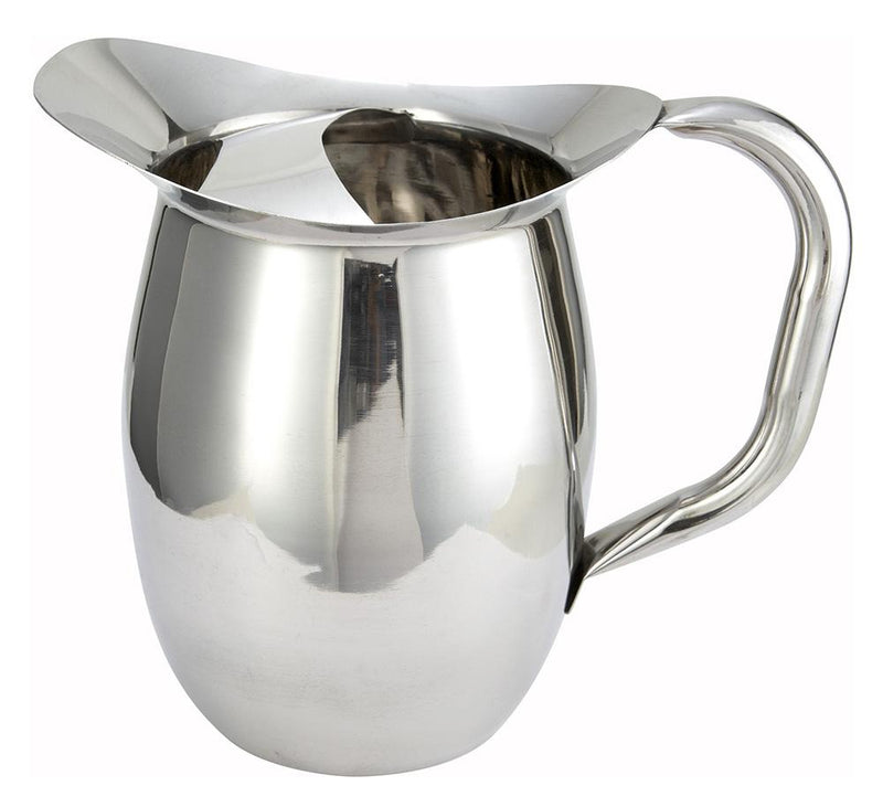 Stainless Steel Bell Pitcher with Ice Guard