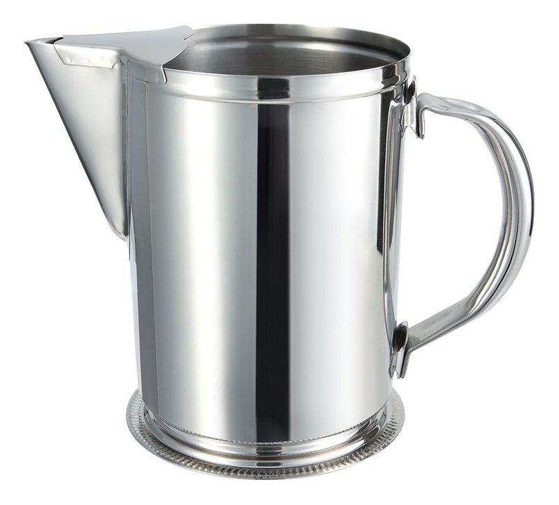 Water Pitcher in Stainless Steel with Ice Guard