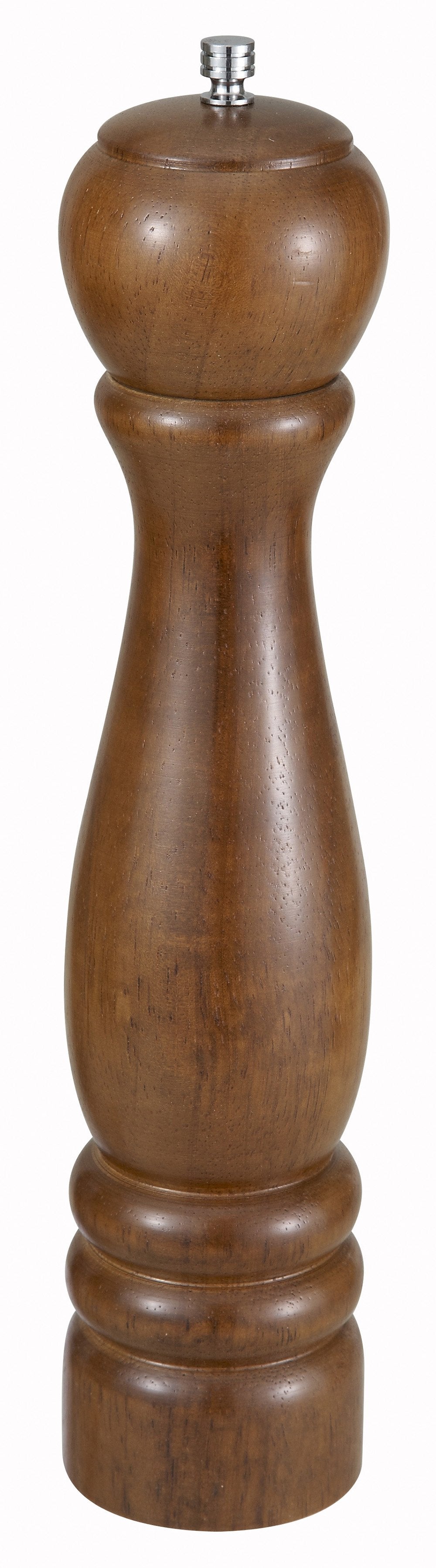 Winco 12" Peppermill, Russet Brown Wood - Chefcoca