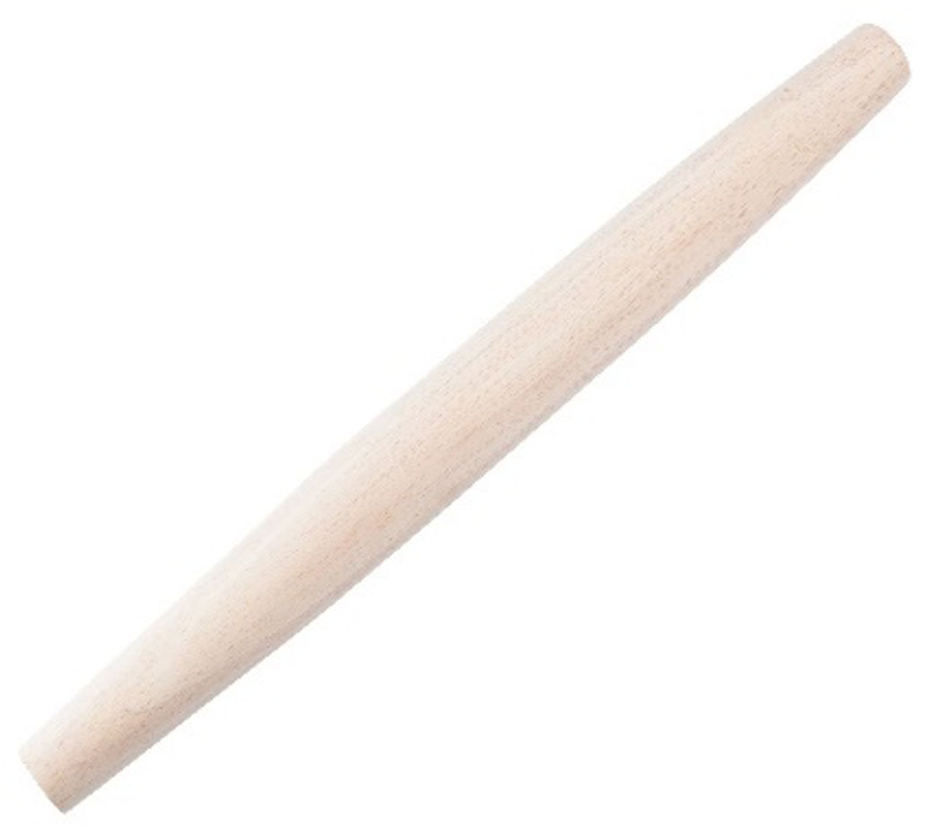 Tapered French Rolling Pin (20"L x 1-3/16" Diameter)