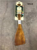 Chefco Tapered Bamboo Spatula with Stained Grain