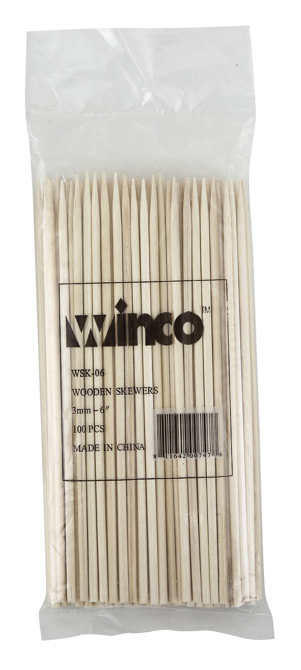 Bamboo Skewers 100 pcs/bag