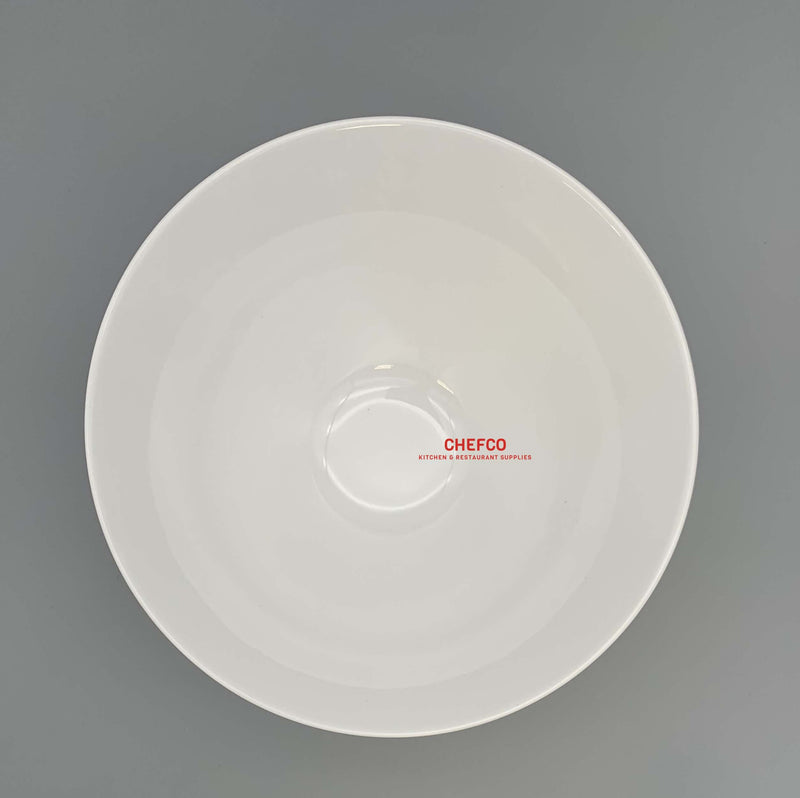 Smooth Tapered White Melamine Bowl (WY0024-8)