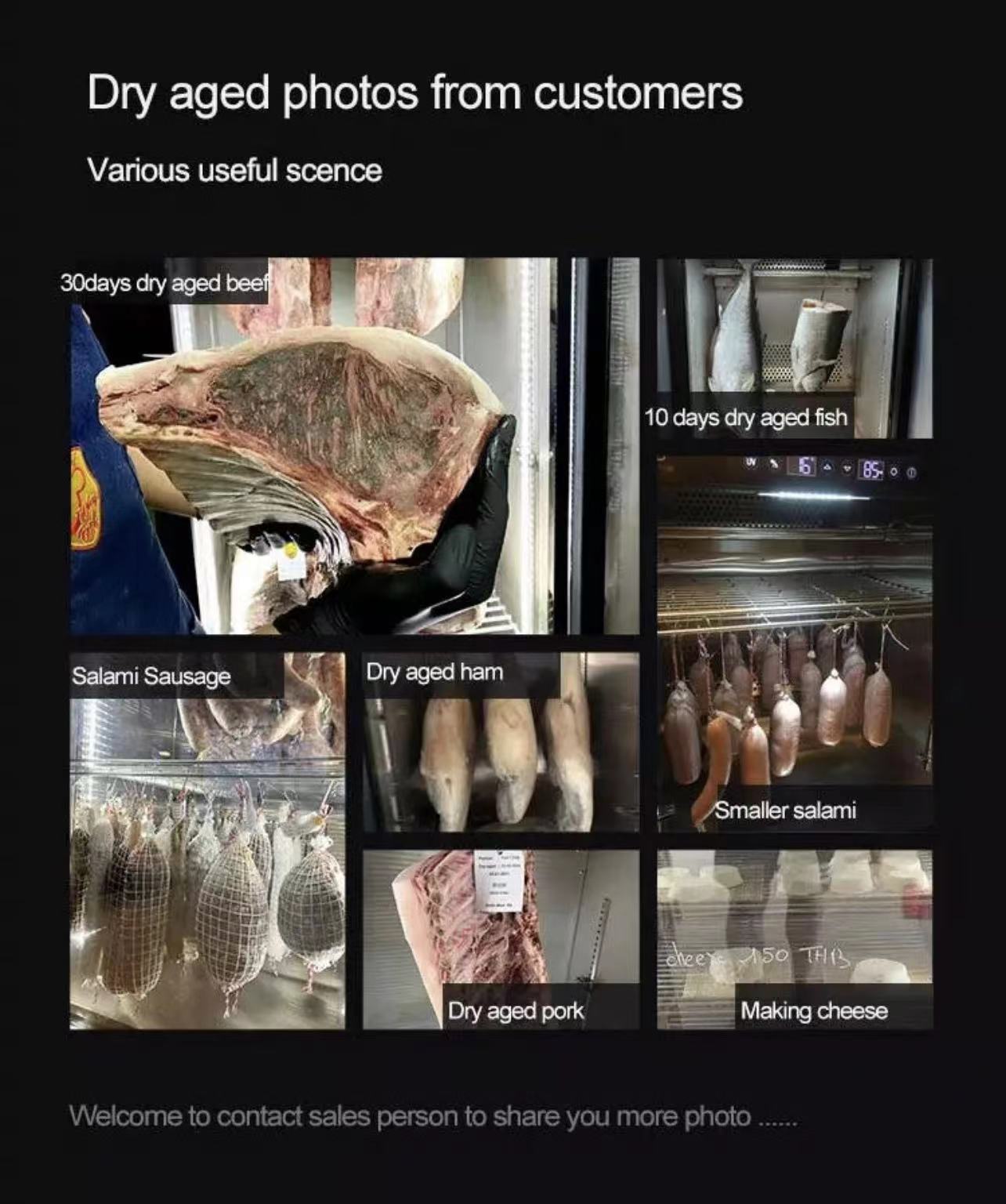 Sub-equip Dry Aging Cabinet - Chefcoca