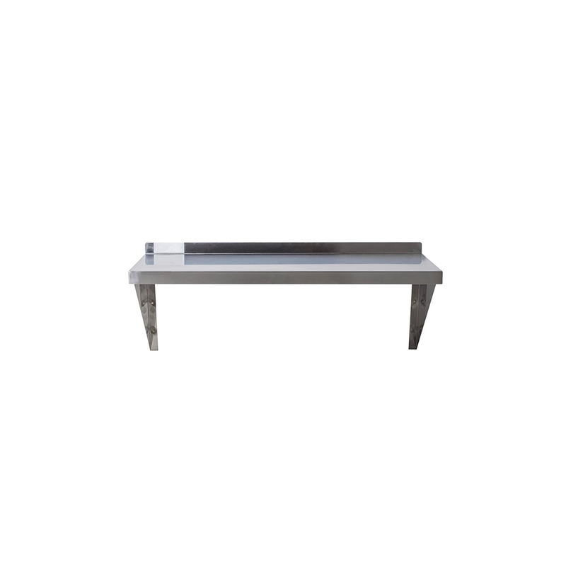 18 Gauge 430 Stainless Steel Solid Wall Shelf