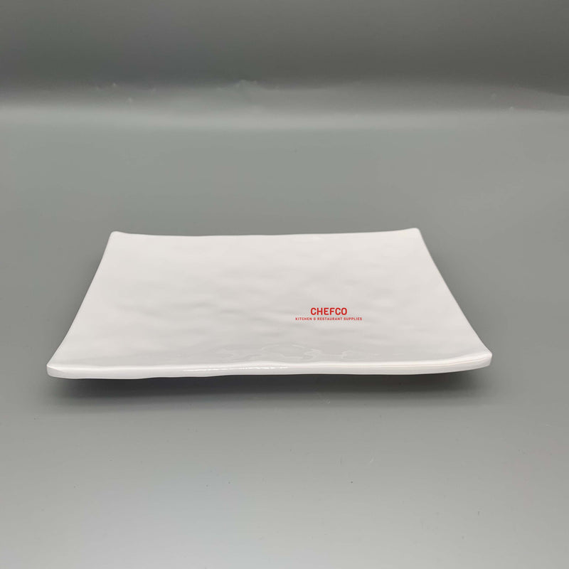 Hammered Pattern White Melamine Plate （Y-8008，Y-8012）