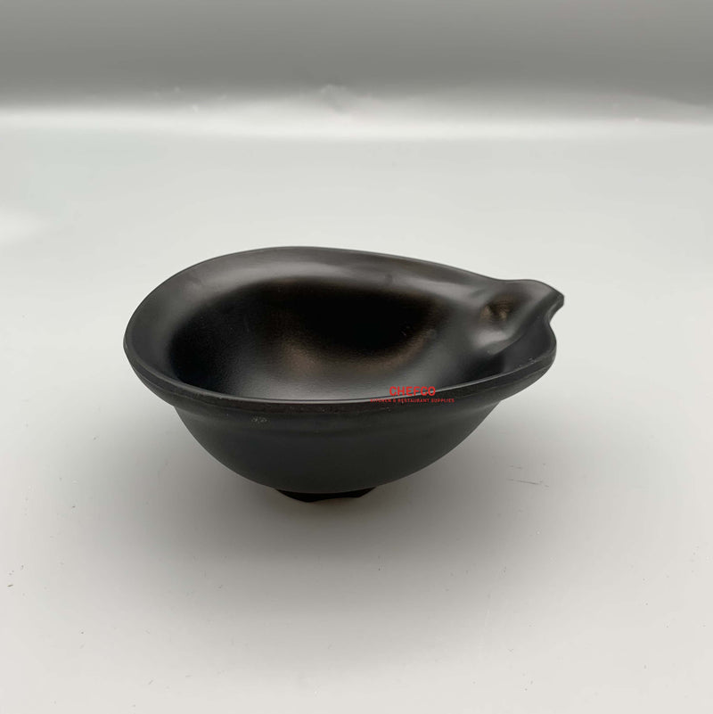 Matte Black Melamine Bowl (YG140079)
