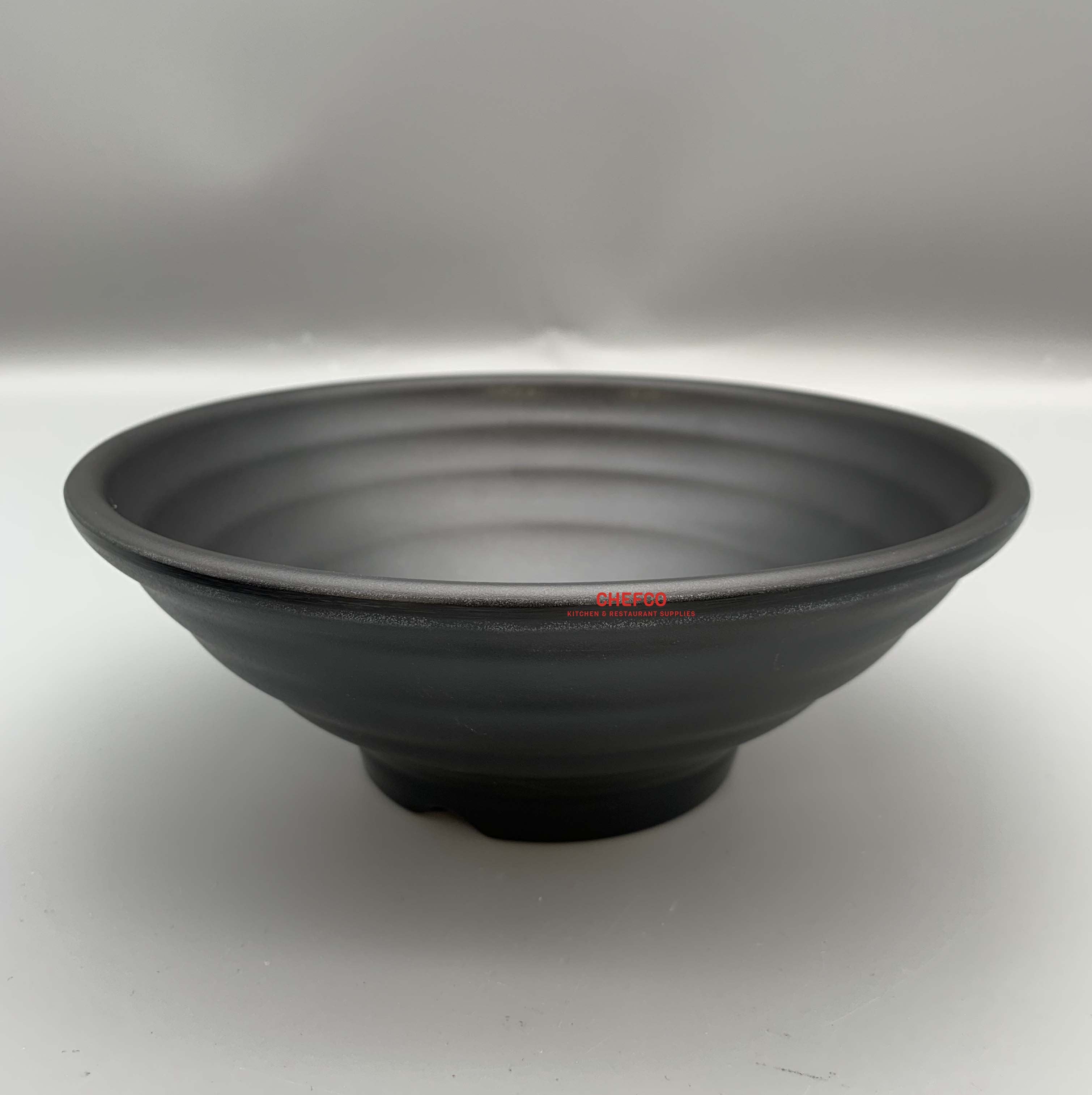 Linear Pattern Matte Black Bowl (YG140094/1008L/W0025-8S) - Chefcoca