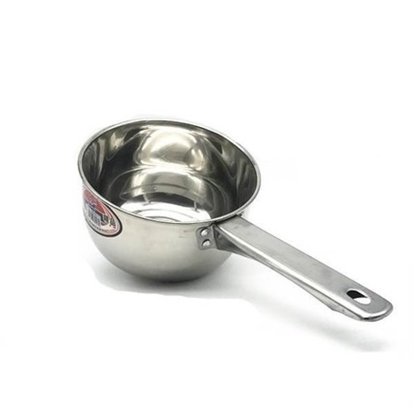 Stainless Steel Water Ladle (18cm Diameter x 4" Height, 7" Handle)