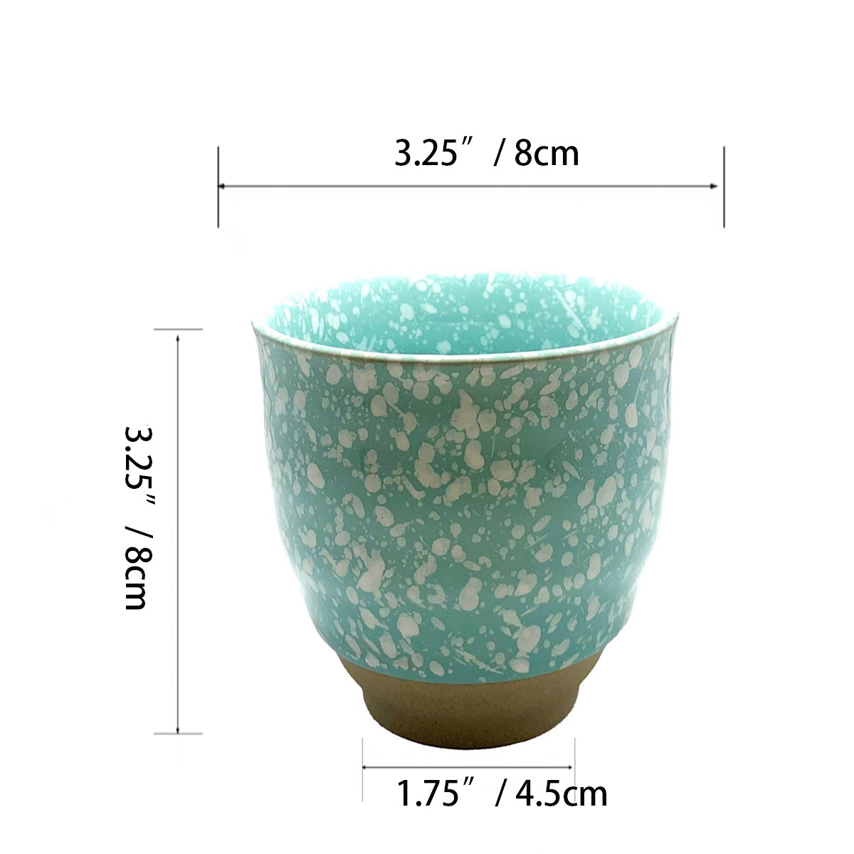 Snowflake Ceramic Tea Cup