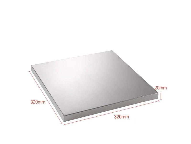 Stainless Steel Square Food Tray (Lid sold separately)
