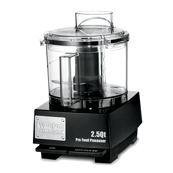 Waring WFP11SW 2.5 Quart Food Processor